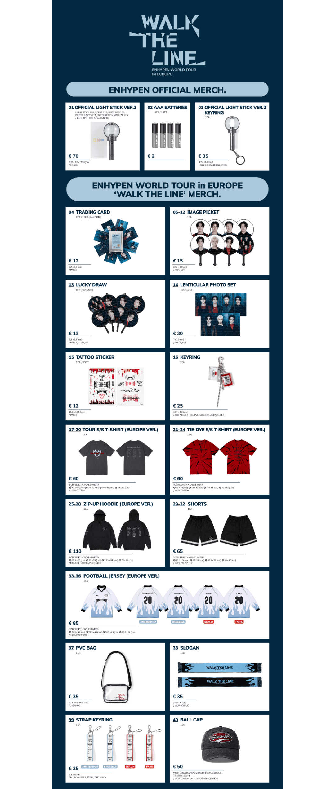 250827 On-Site Sales of “ENHYPEN WORLD TOUR ‘WALK THE LINE’ IN EUROPE” (BRUSSELS)