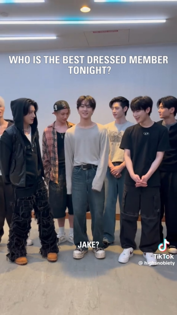 250831 Highsnobiety TikTok: ENHYPEN