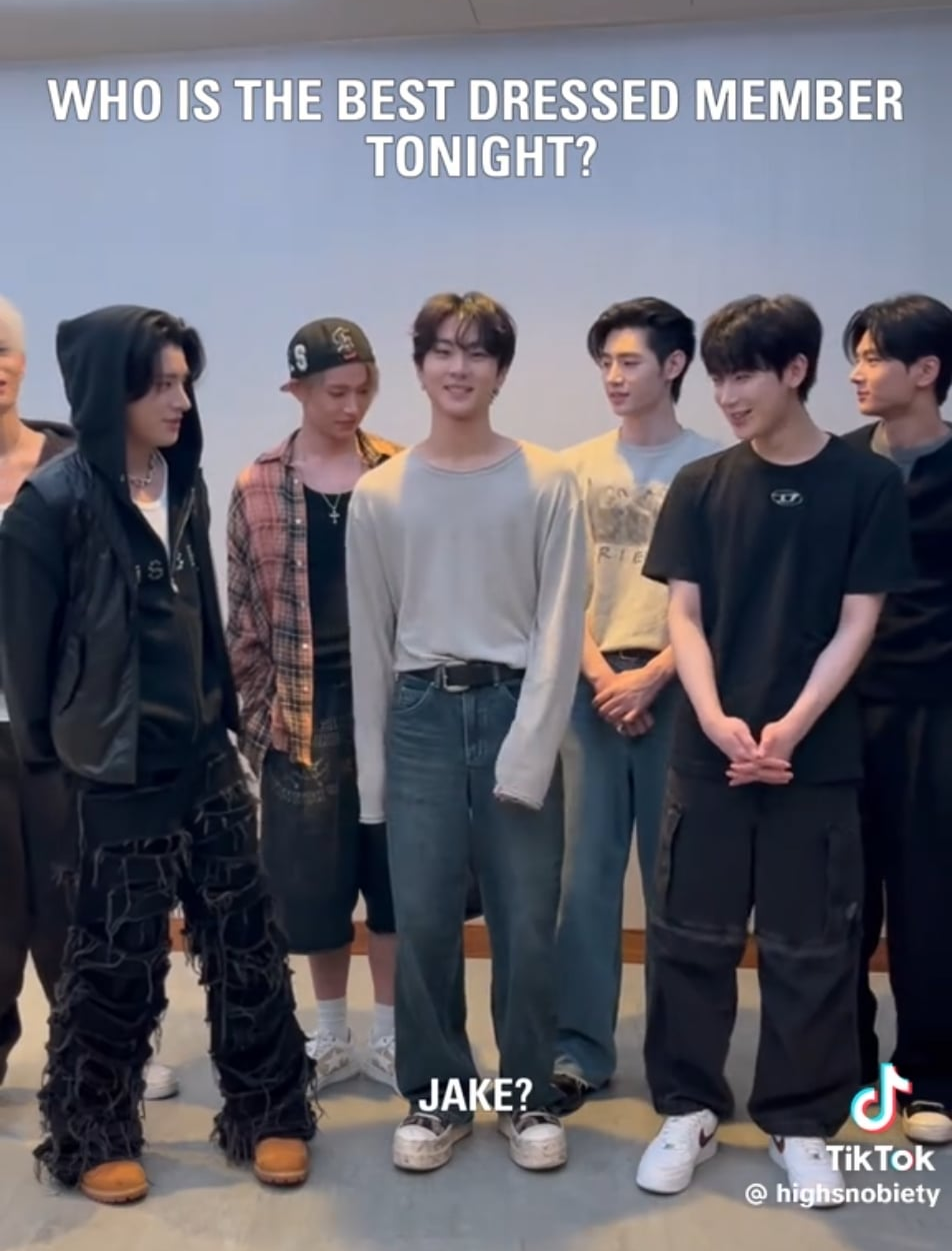 250831 Highsnobiety TikTok: ENHYPEN