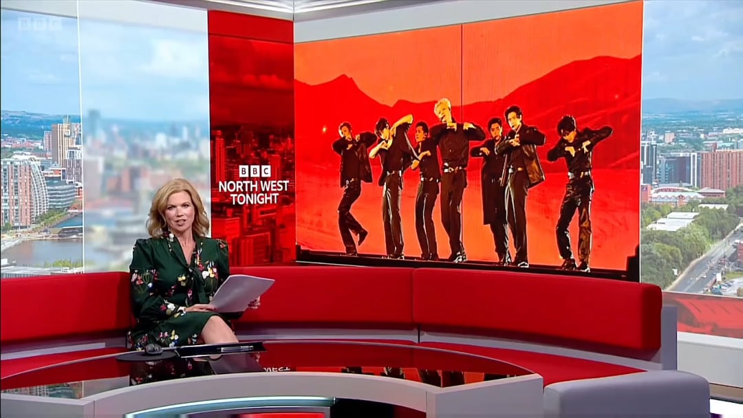 250826 ENHYPEN on BBC North West Tonight