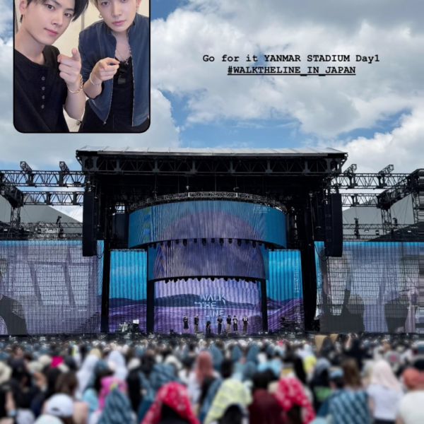 250802 ENHYPEN Instagram Story @ Walk The Line Yanmar Stadium