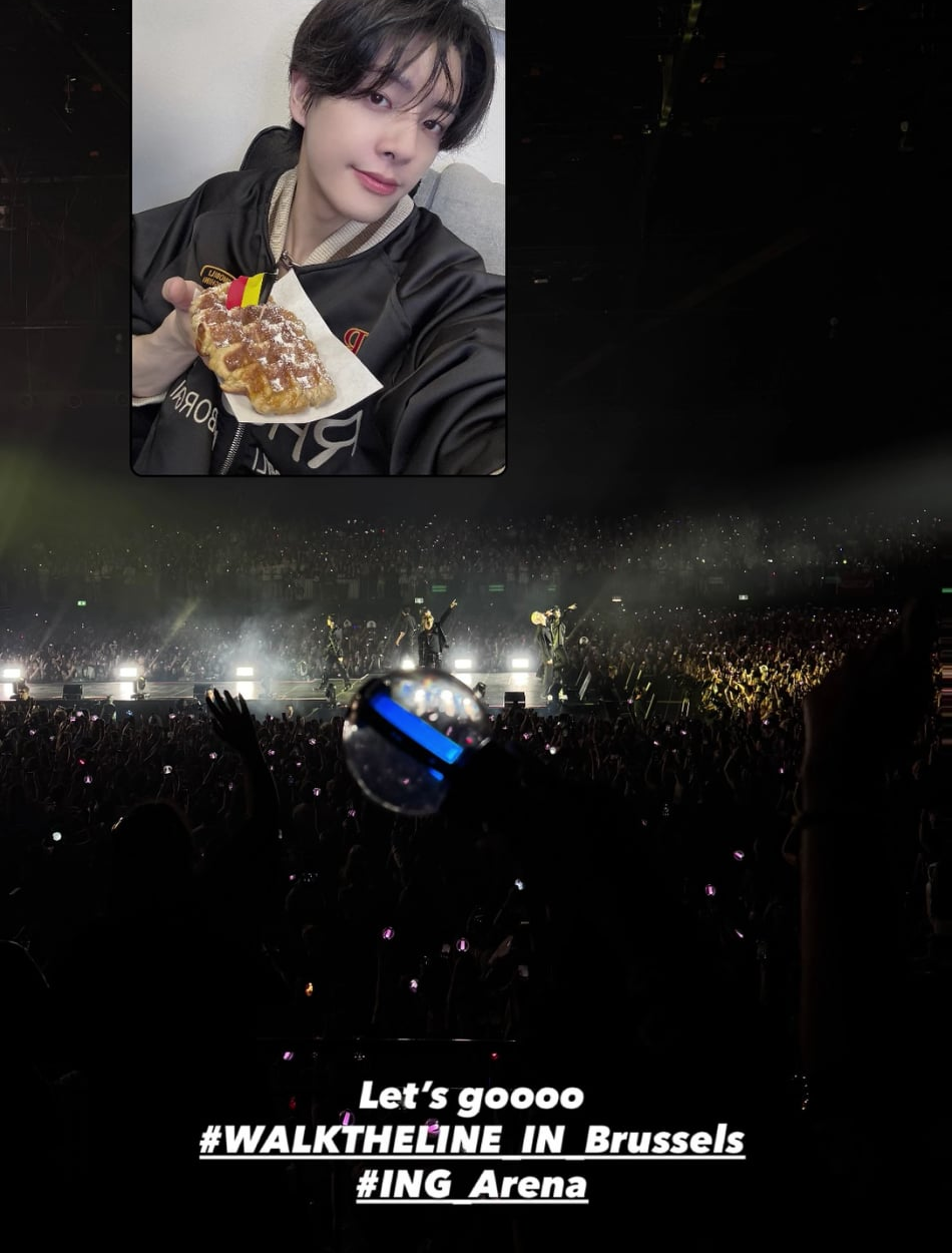 250831 ENHYPEN Instagram Story @ Walk The Line in Brussels