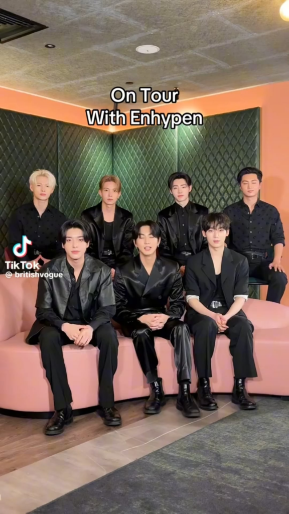 250829 British Vogue Tiktok: ENHYPEN mini interview