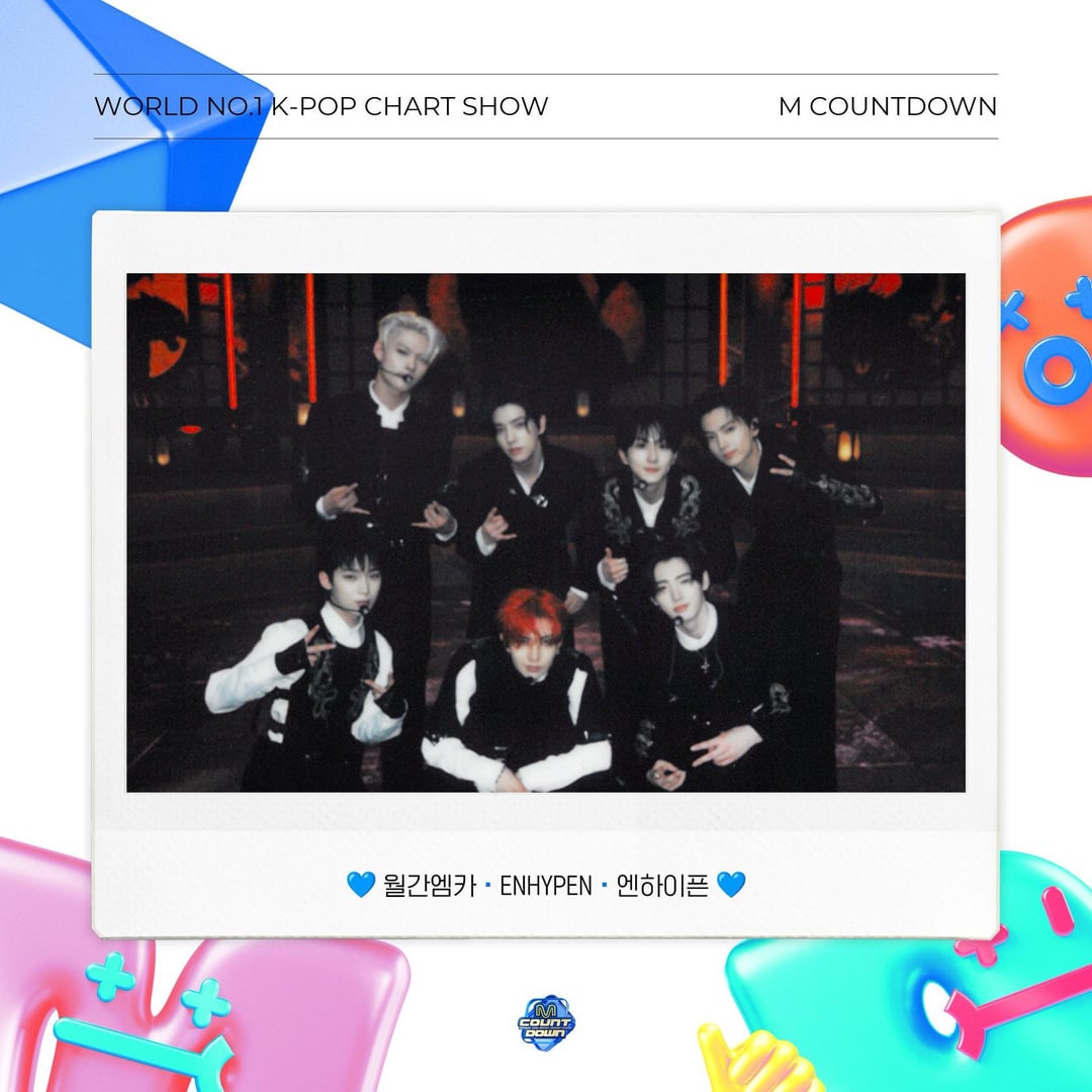 250831 Mnet M Countdown Twitter Update With ENHYPEN - HISTORY MCD June 2025 Issue