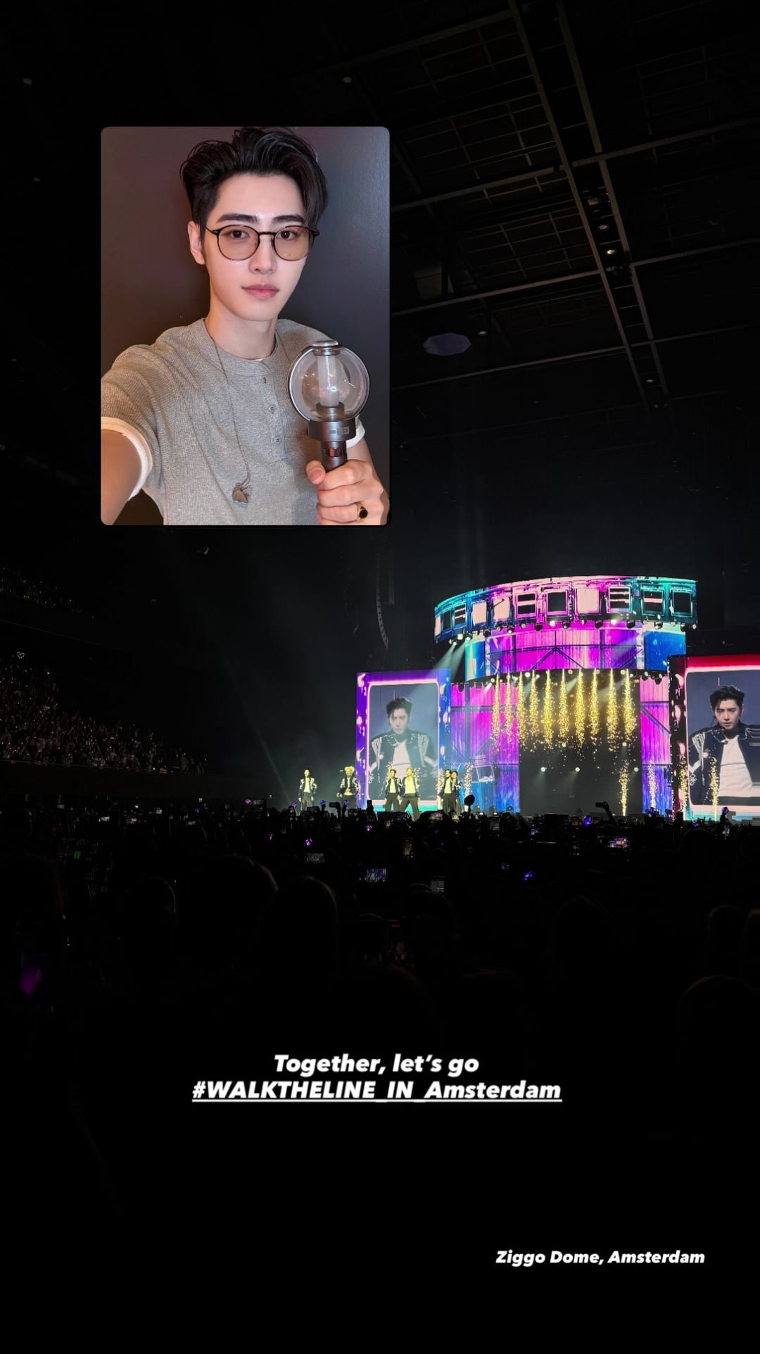 250829 ENHYPEN Instagram Story @ Walk The Line in Amsterdam