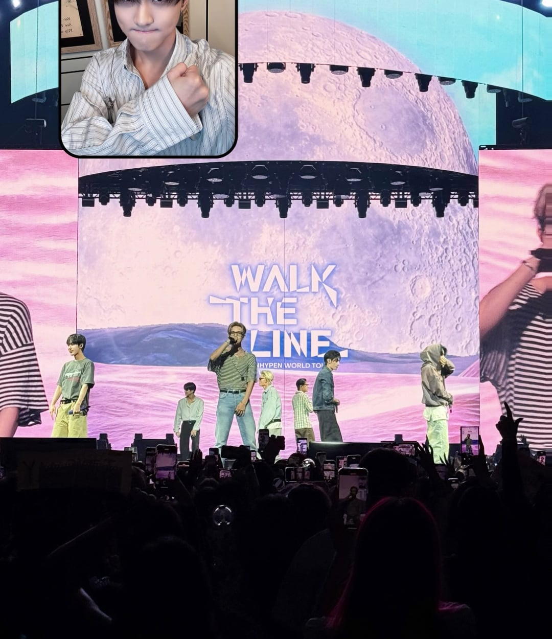 250808 Instagram Story: ENHYPEN @ Walk The Line Belmont Park