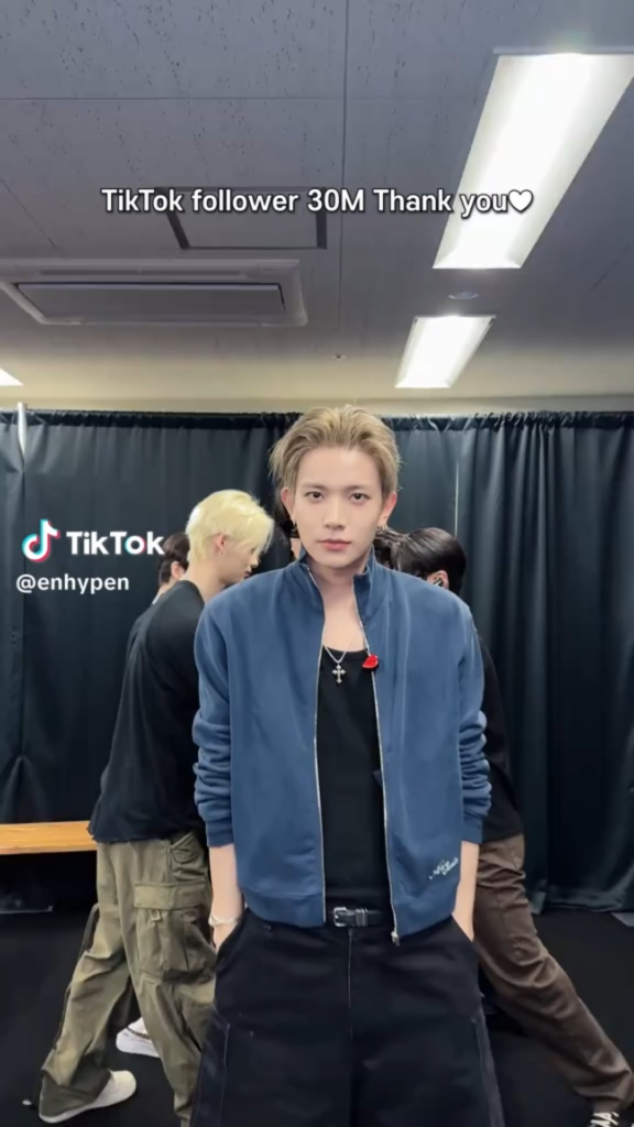 250802 Tiktok: ENHYPEN @ 30M Followers