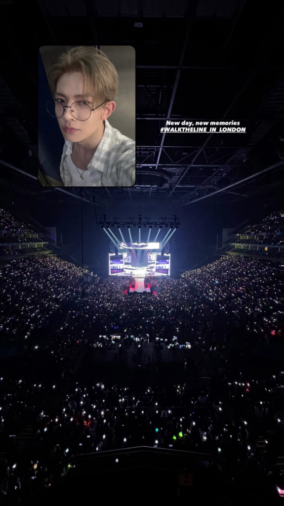 250823 ENHYPEN Instagram Story @ Walk The Line in London