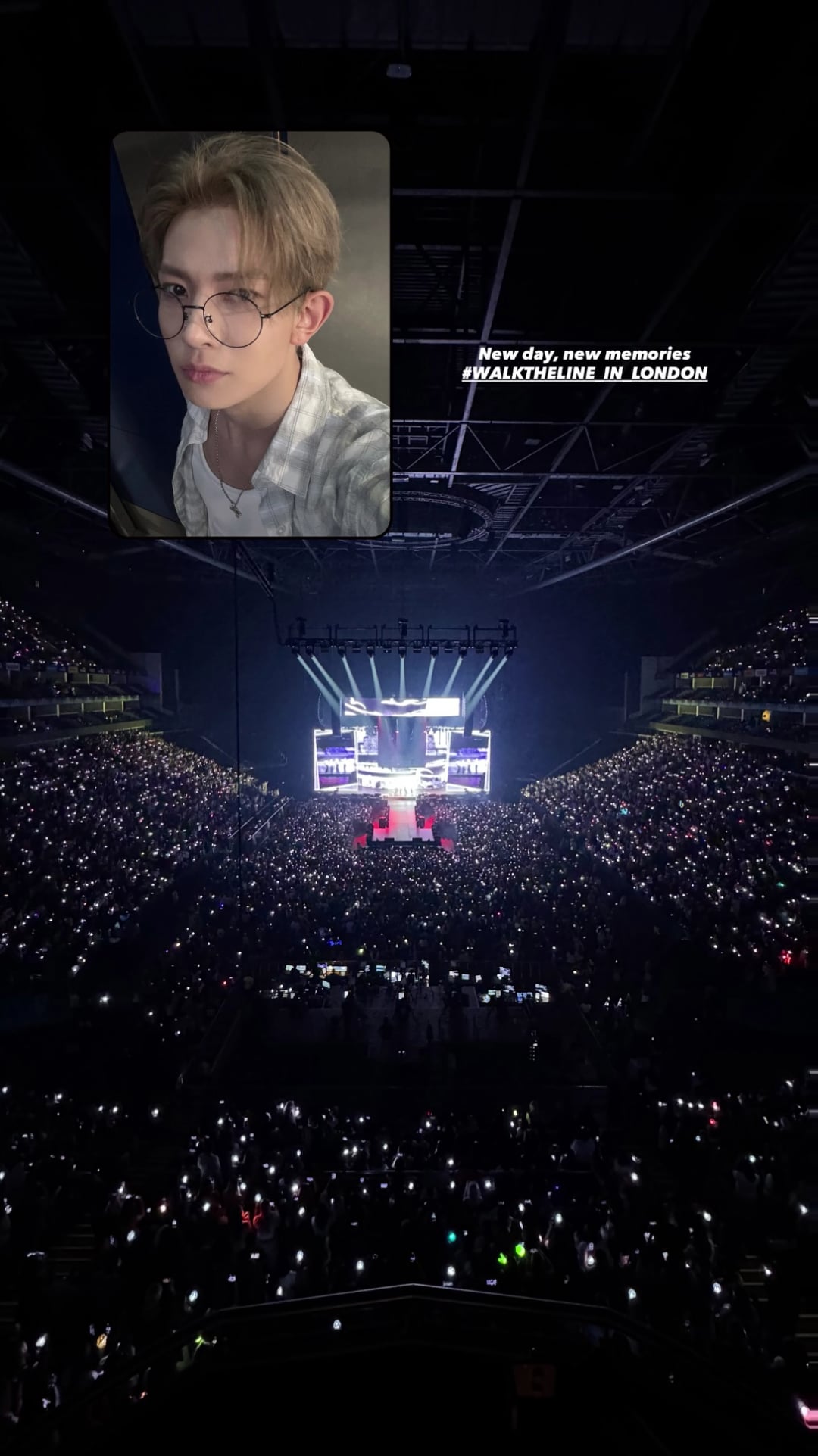 250823 ENHYPEN Instagram Story @ Walk The Line in London