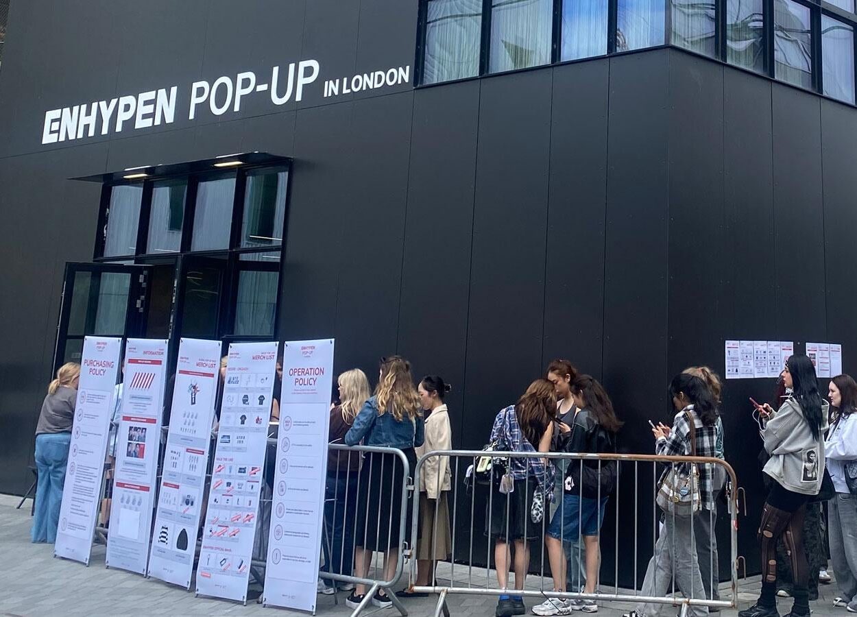 250822 Enhypen pop-up brings K-pop crowds - and their cash - to Greenwich