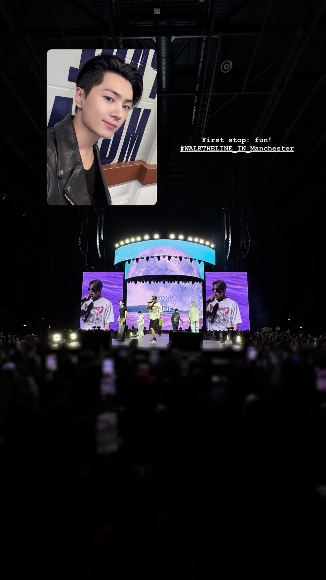 250826 ENHYPEN Instagram Story @ Walk The Line in Manchester