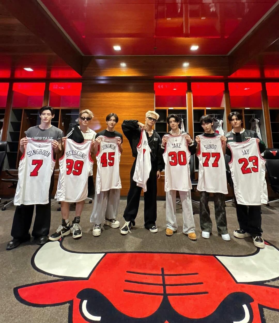250811 Chicago Bulls Instagram: ENHYPEN