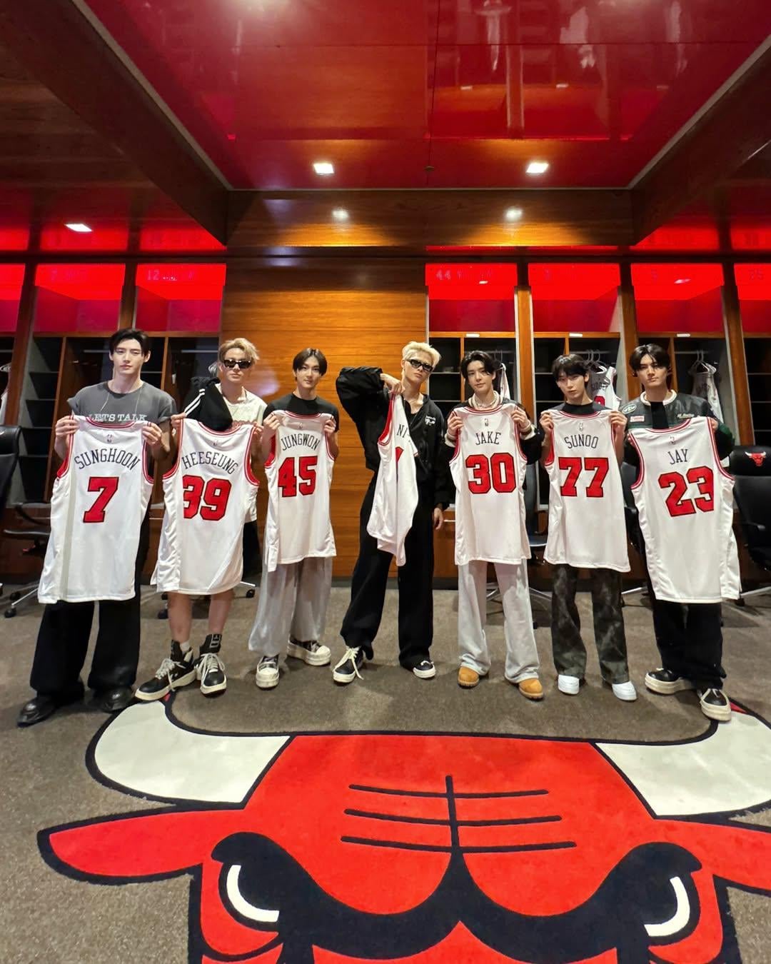 250811 Chicago Bulls Instagram: ENHYPEN