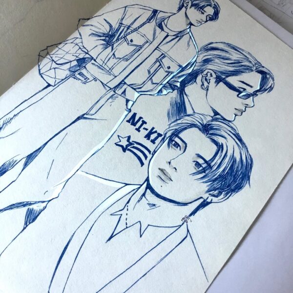 Ni-ki & Jake Pen sketches!