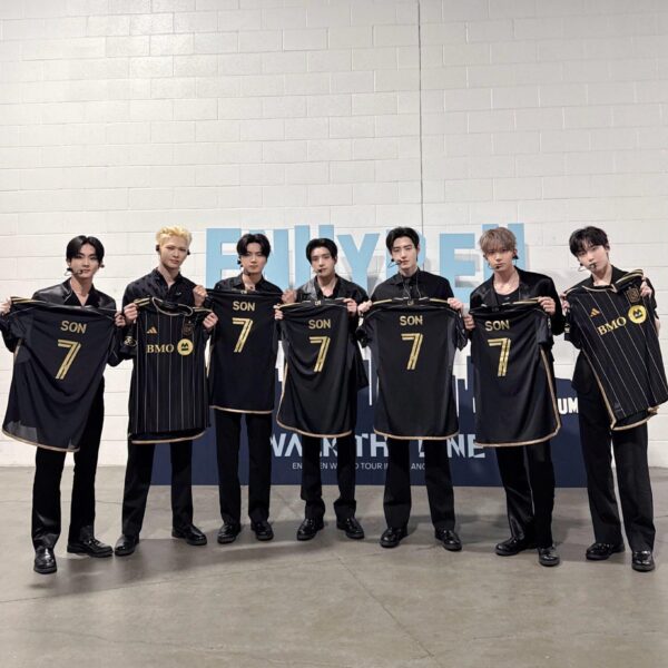 250818 BMO Stadium Twitter: ENHYPEN @ LAFC