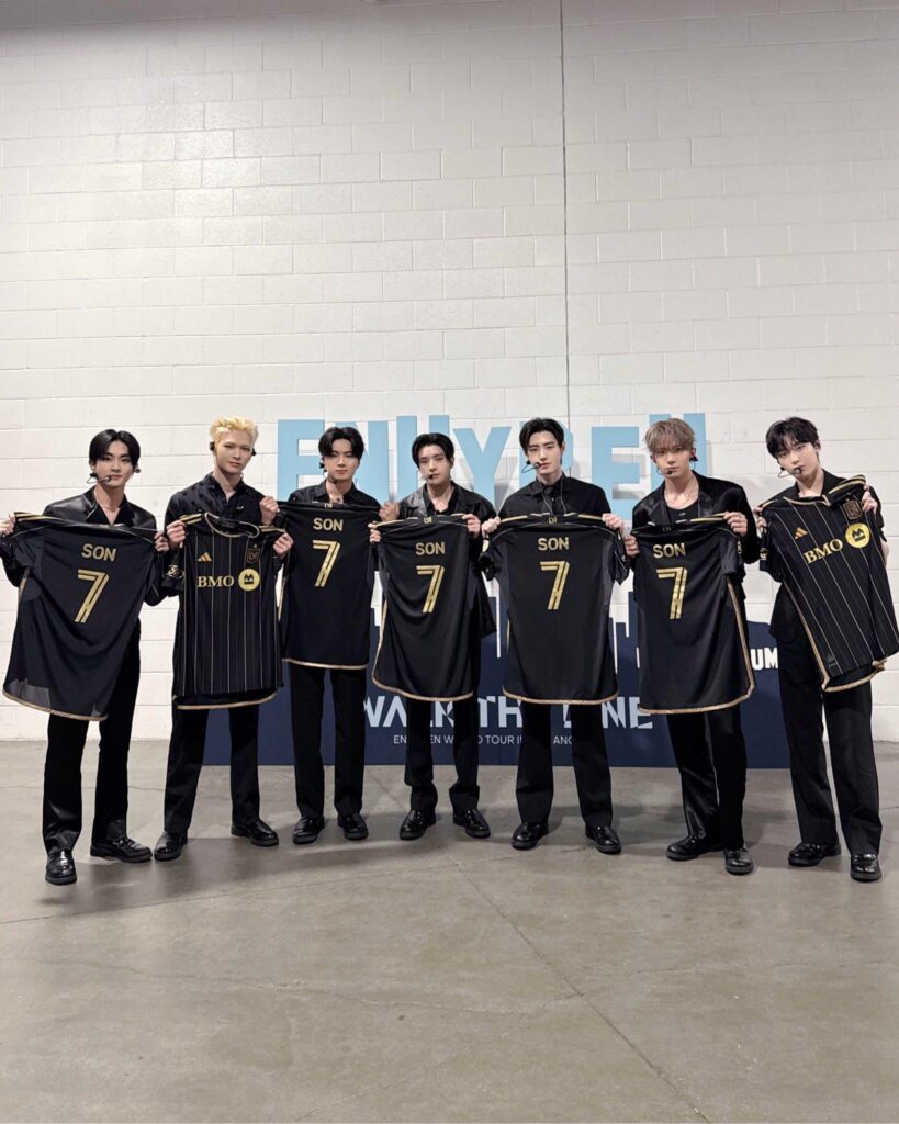 250818 BMO Stadium Twitter: ENHYPEN @ LAFC