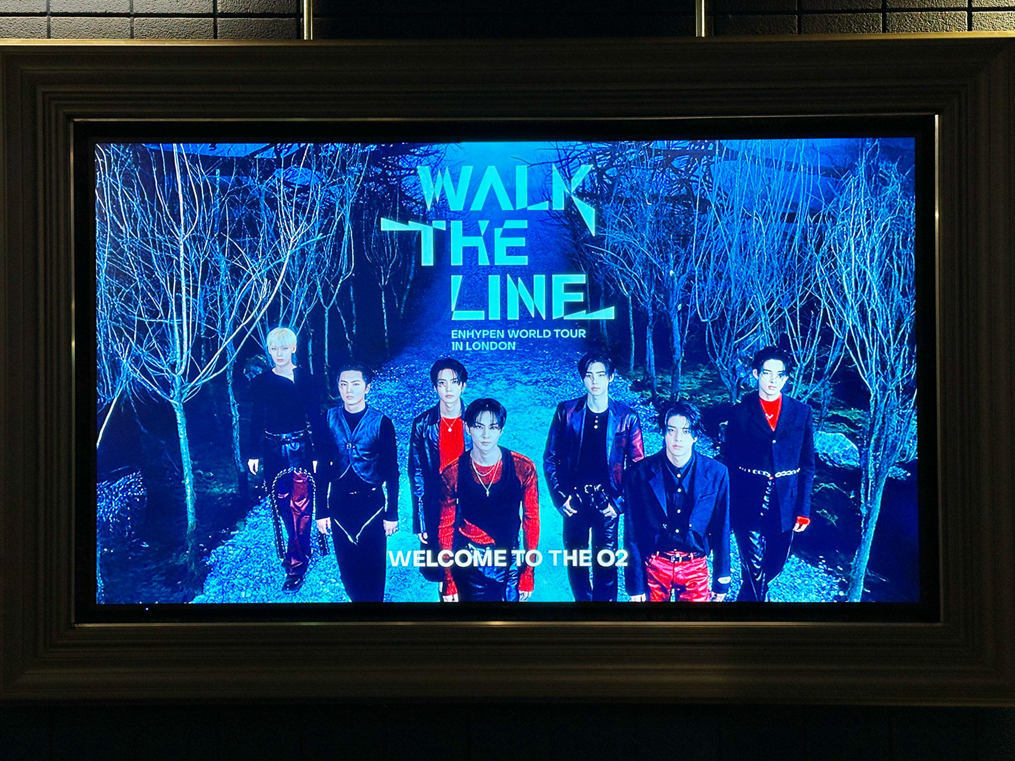 250822 Twitter: ENHYPEN OFFICIAL @ WALK THE LINE in London D-Day