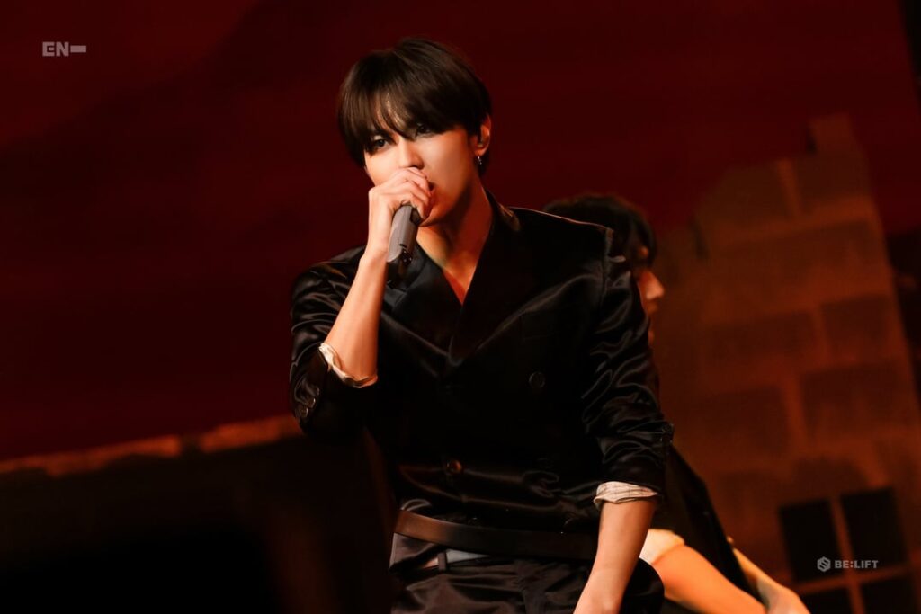 250816 ENHYPEN OFFICIAL Twitter: [🎞️ENroll] STAGE PHOTO @ 'WALK THE LINE' in HOUSTON