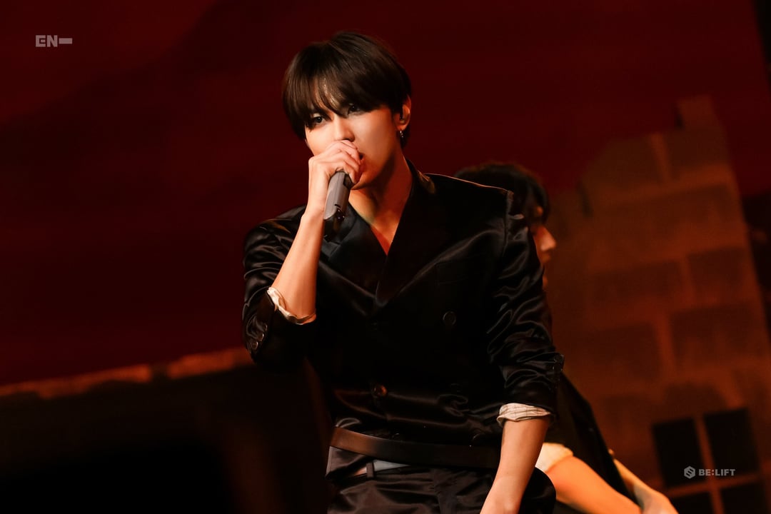 250816 ENHYPEN OFFICIAL Twitter: [🎞️ENroll] STAGE PHOTO @ 'WALK THE LINE' in HOUSTON