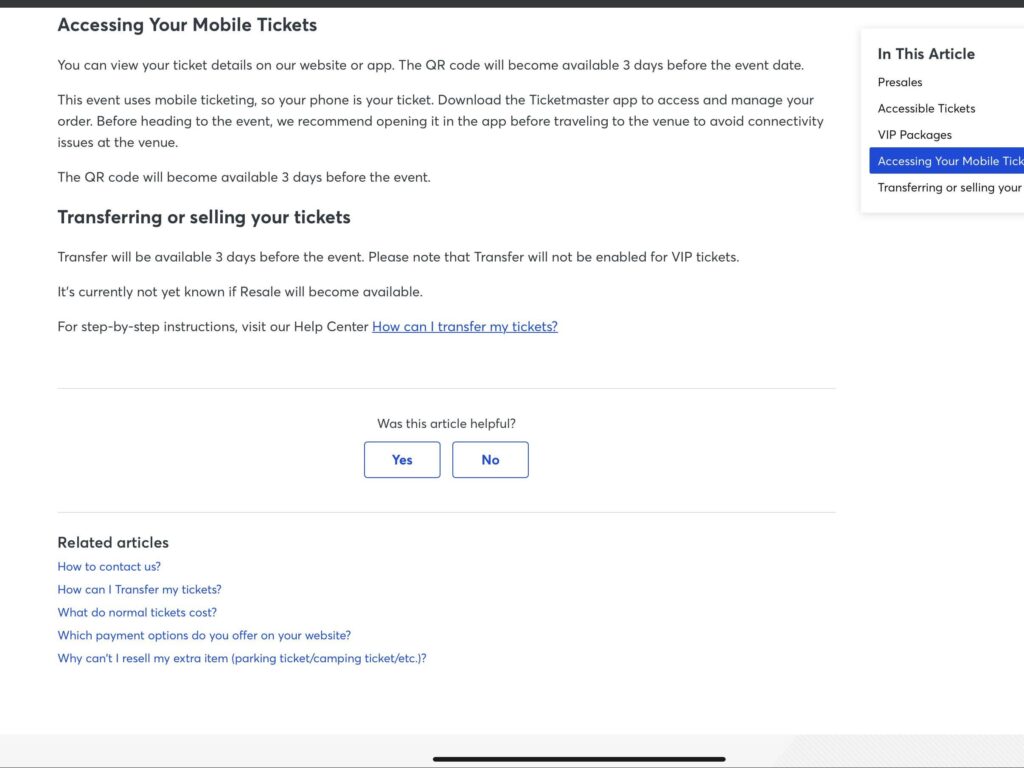 Enhypen 22nd Aug London concert - why are ticket master transfers not open yet?