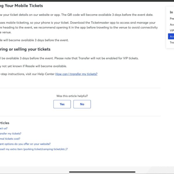 Enhypen 22nd Aug London concert - why are ticket master transfers not open yet?