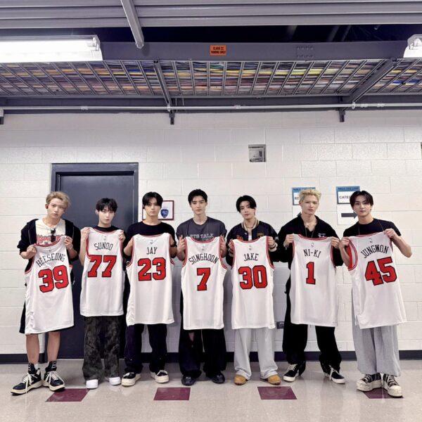 250812 Twitter/X: Chicago Bulls update with ENHYPEN