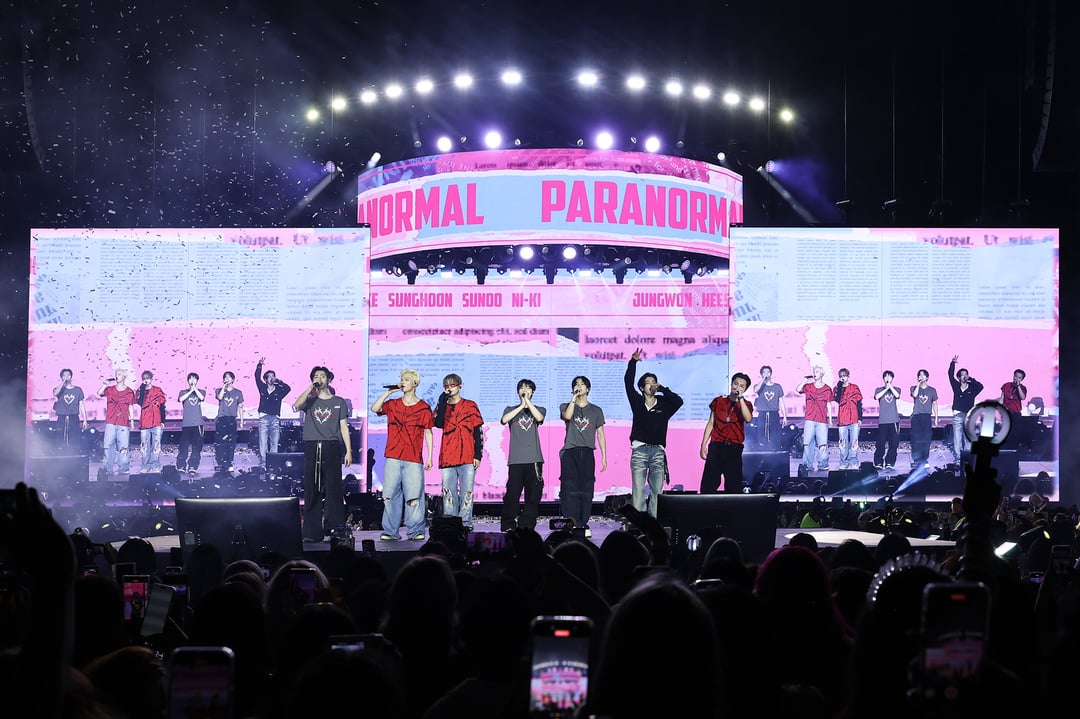 250819 BMO Stadium Twitter: ENHYPEN @ Walk The Line in LA
