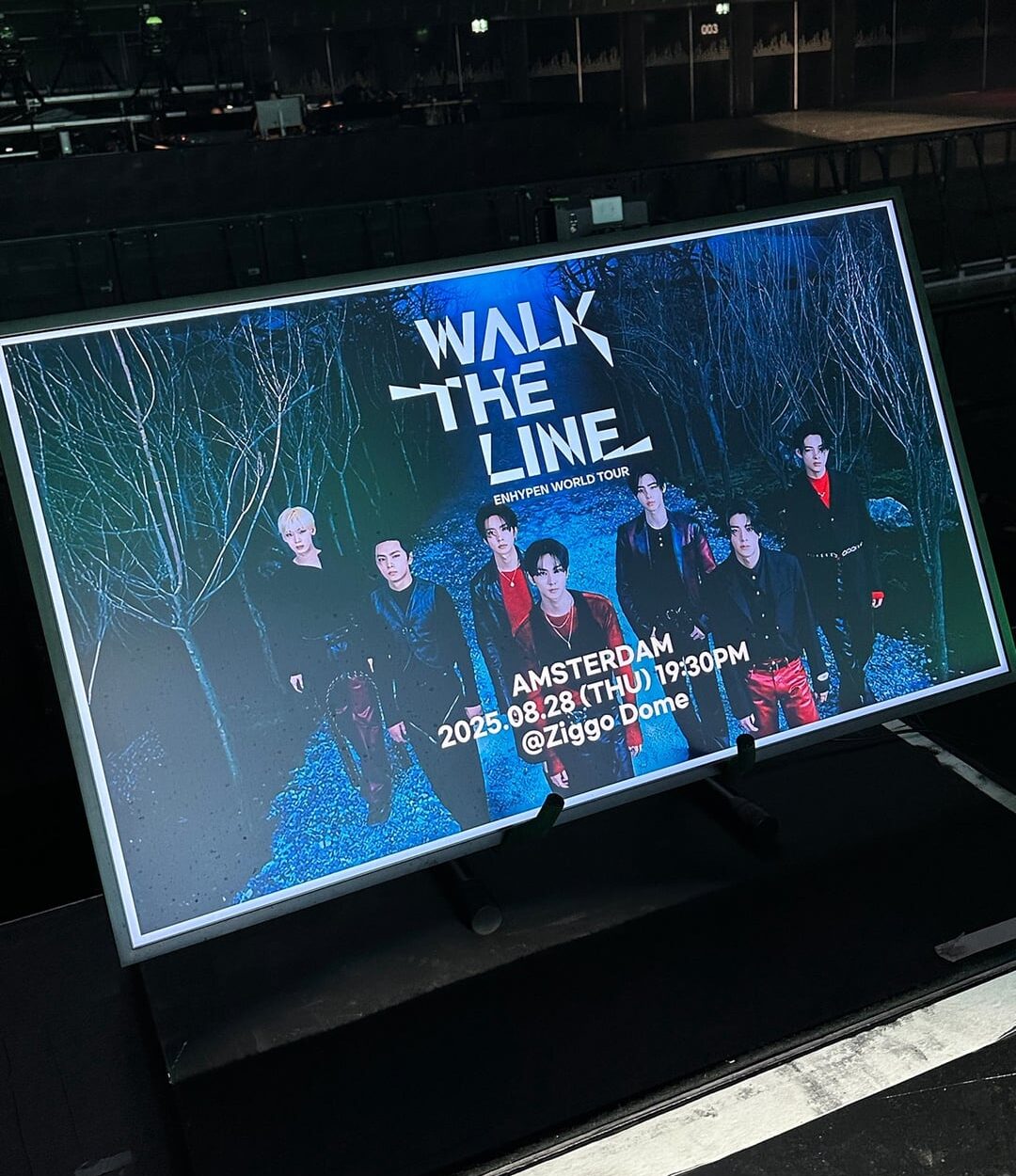 250828 Twitter: ENHYPEN OFFICIAL @ Walk The Line in Amsterdam D-Day