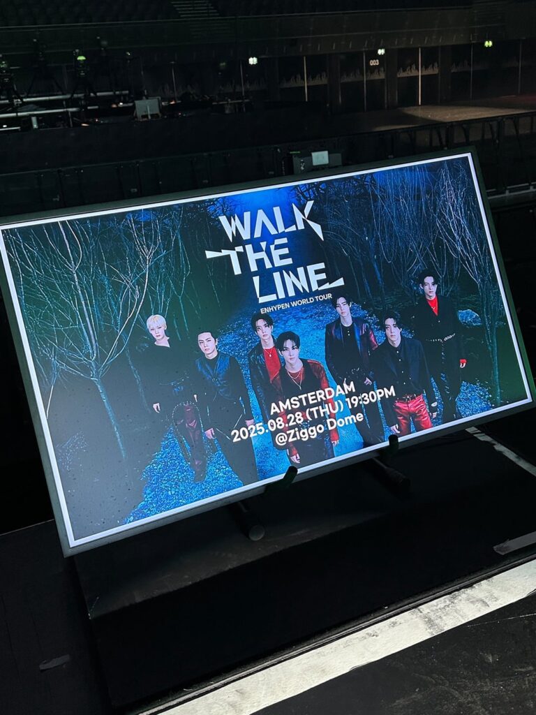 250828 Twitter: ENHYPEN OFFICIAL @ Walk The Line in Amsterdam D-Day