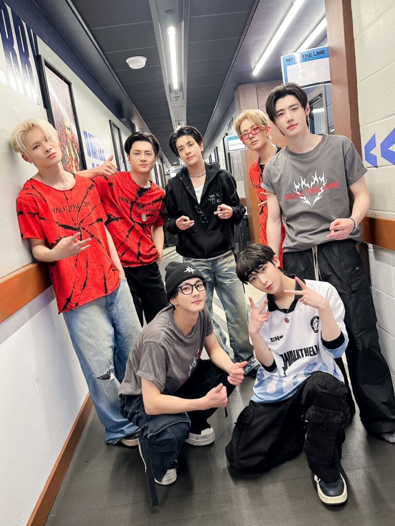 250826 Twitter: ENHYPEN OFFICIAL @ WALK THE LINE in MANCHESTER