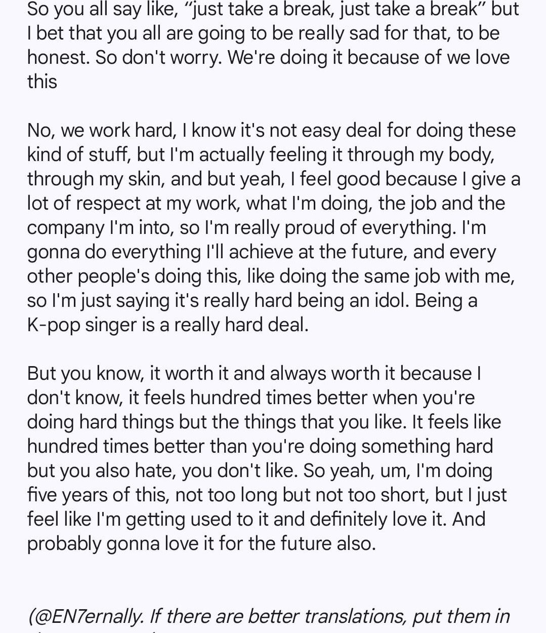 Enhypen doesn't need to be saved. They want to be loved as artists.