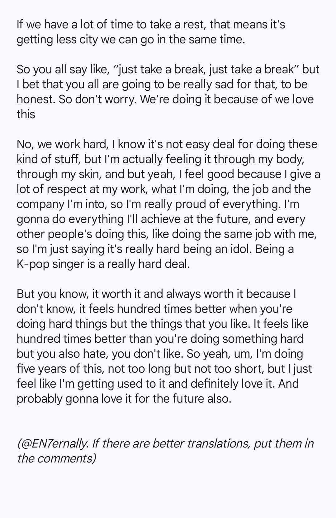 Enhypen doesn't need to be saved. They want to be loved as artists.