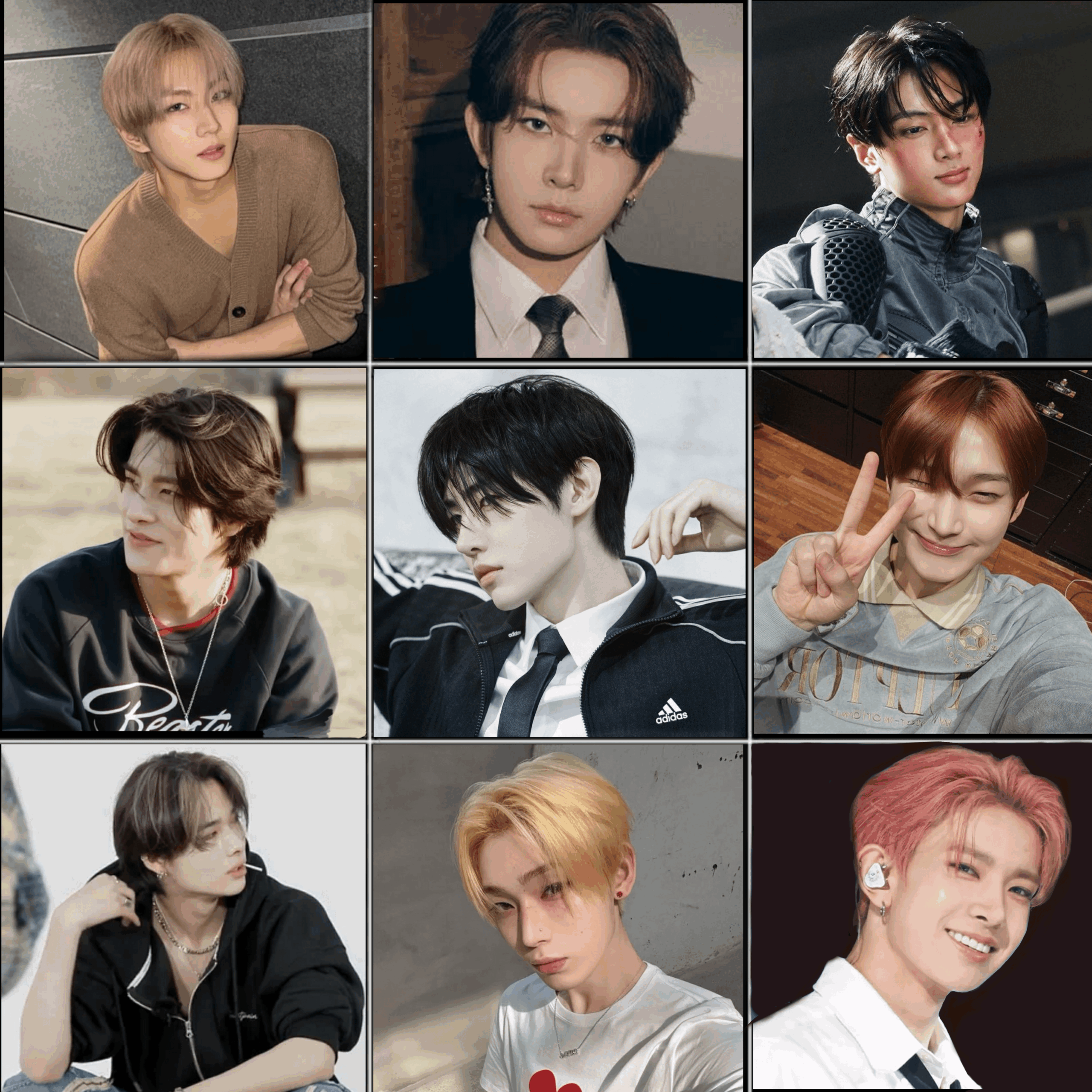 Which hair color looks best on Enhypen?