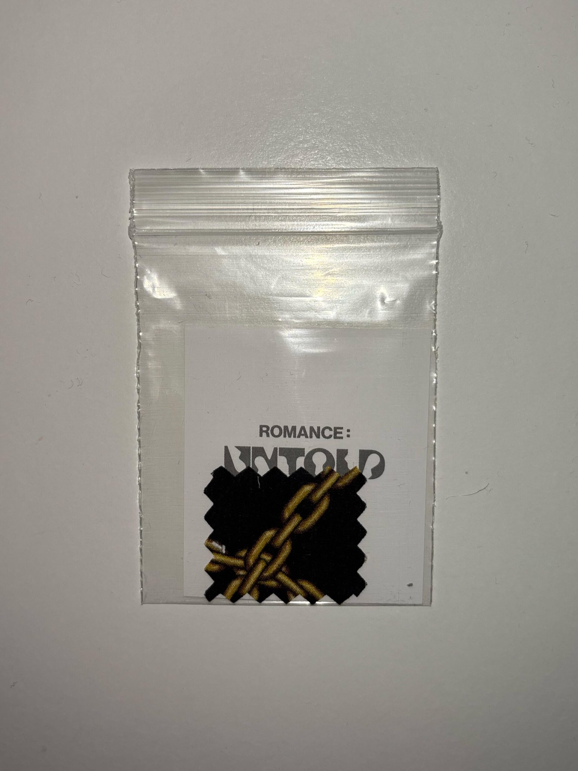 Romance Untold fabric piece