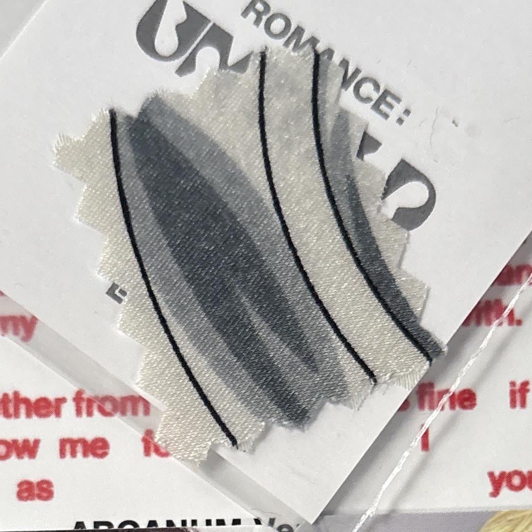 ROMANCE : UNTOLD fabric piece