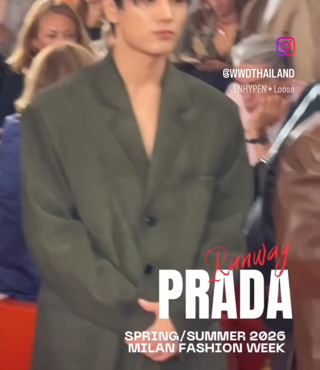 250925 WWD Thailand Instagram: ENHYPEN @ Prada SS26