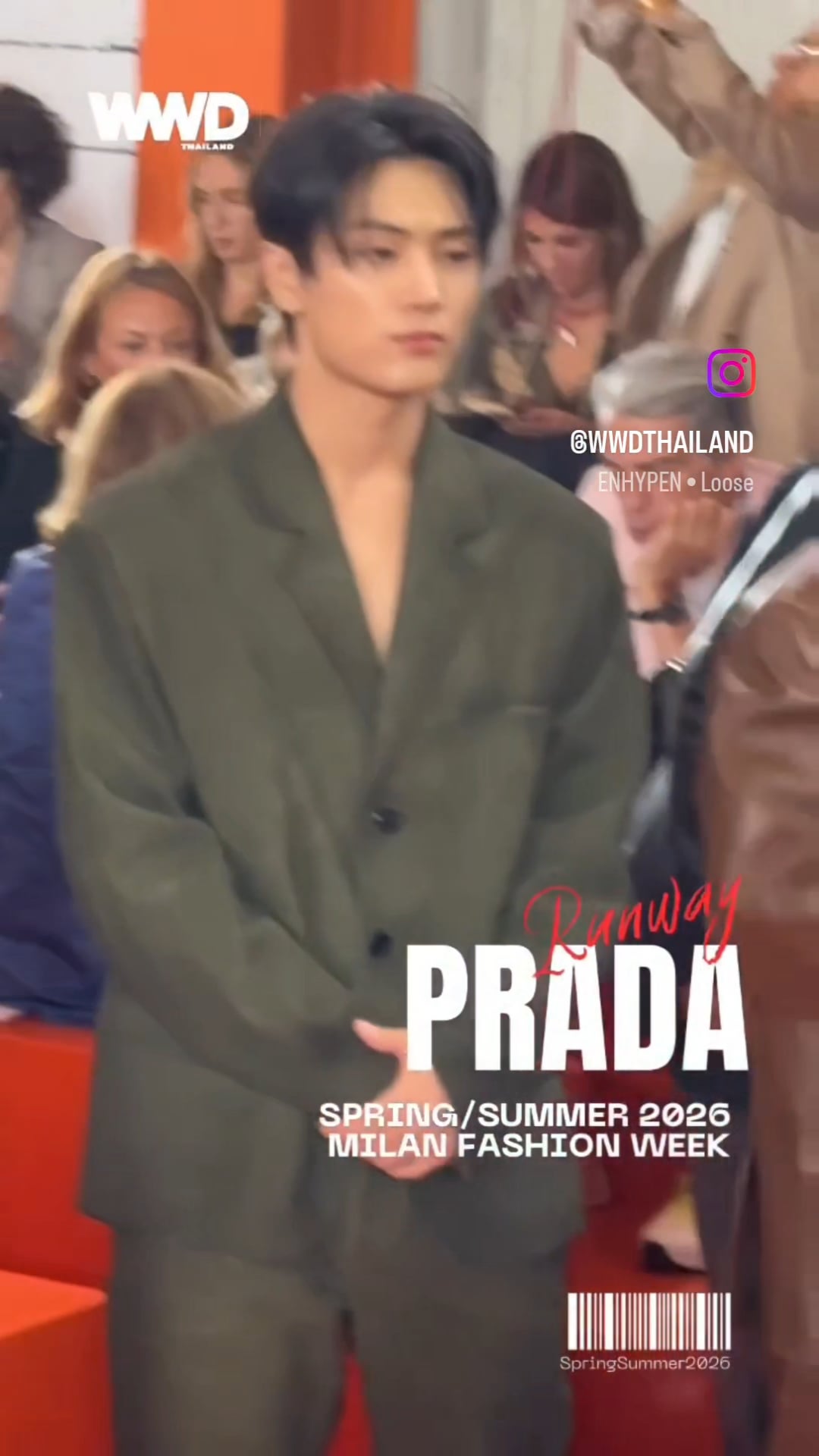 250925 WWD Thailand Instagram: ENHYPEN @ Prada SS26