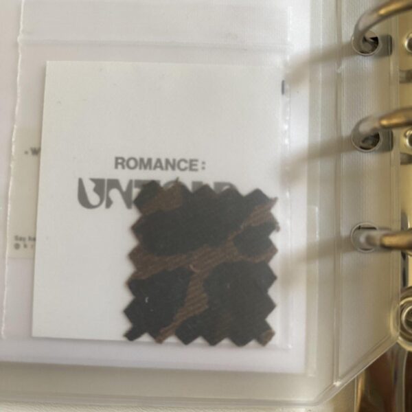 Romance Untold fabric piece