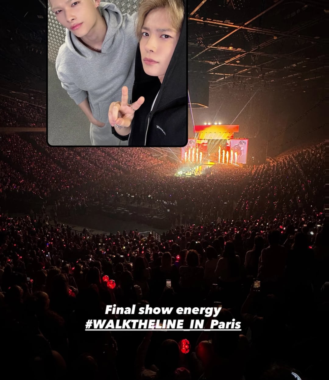 250904 ENHYPEN Instagram Story @ Walk The Line in Paris