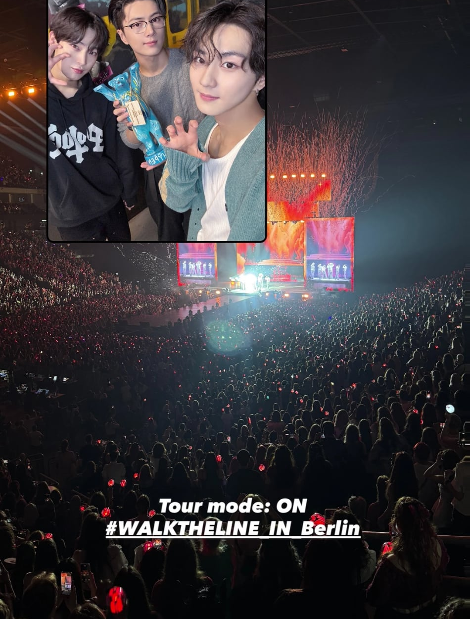 250902 ENHYPEN Instagram Story @ Walk The Line in Berlin