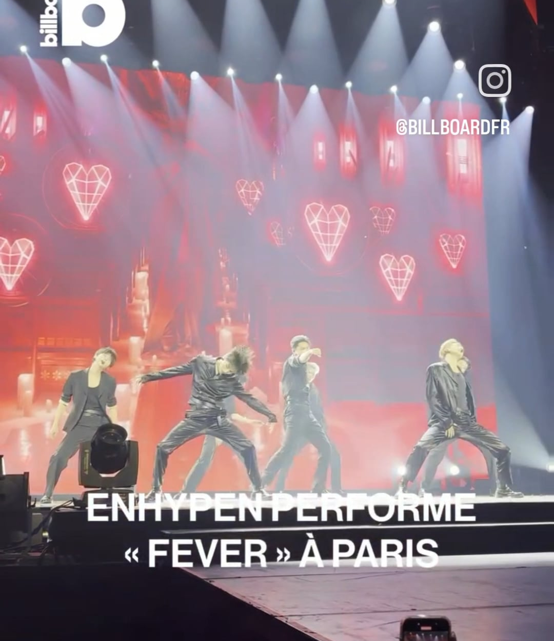 250904 Billboard France Instagram: ENHYPEN @ Walk The Line in Paris