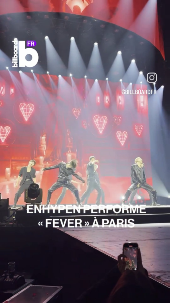 250904 Billboard France Instagram: ENHYPEN @ Walk The Line in Paris