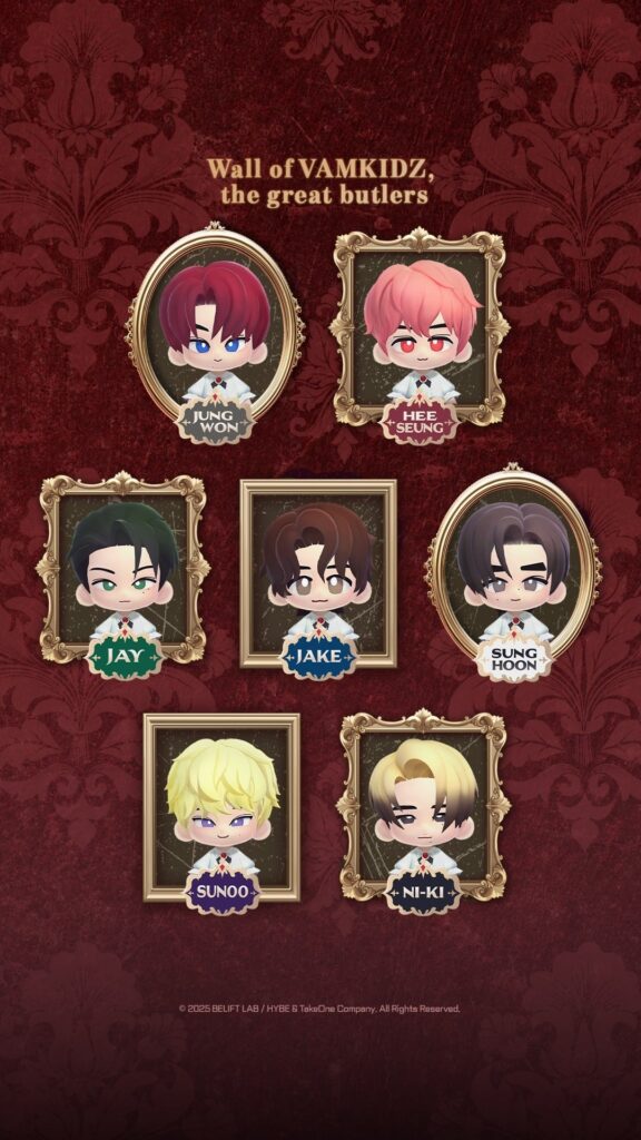 250909 ENHYPEN World Character Intro: Wall of VAMKIDZ, The great butlers
