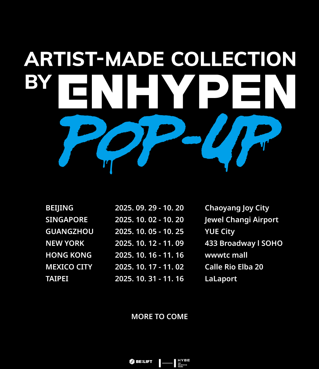 250927 Artist-Made Collection by ENHYPEN POP-UPs