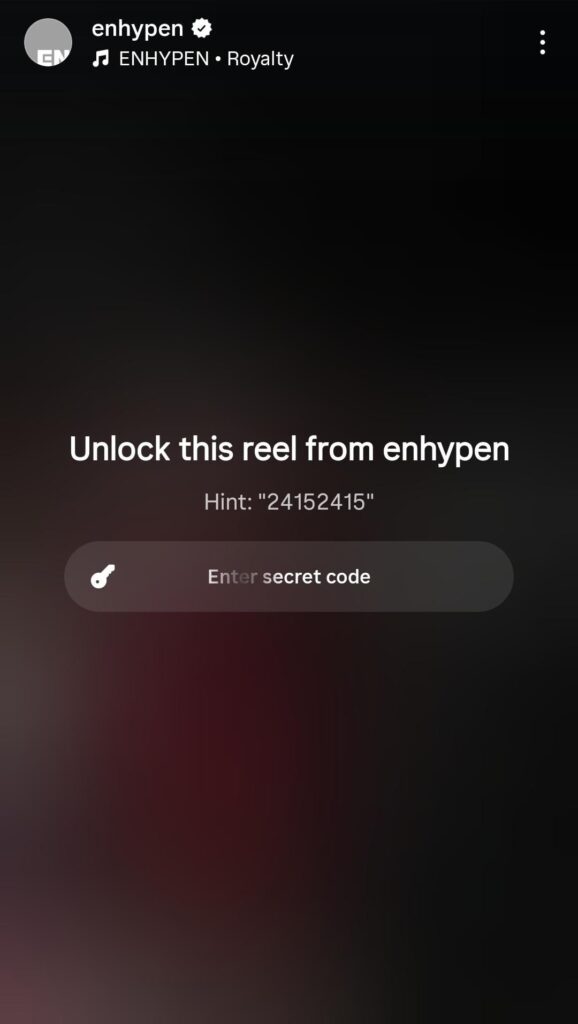 250909 ENHYPEN Instagram secret post and hints