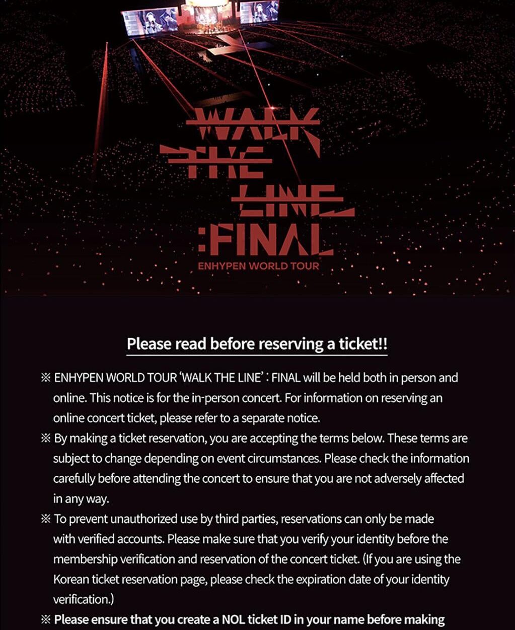 Walk The Line: Final Online Concert Ticket