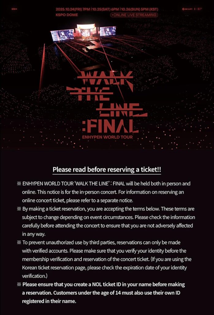 Walk The Line: Final Online Concert Ticket
