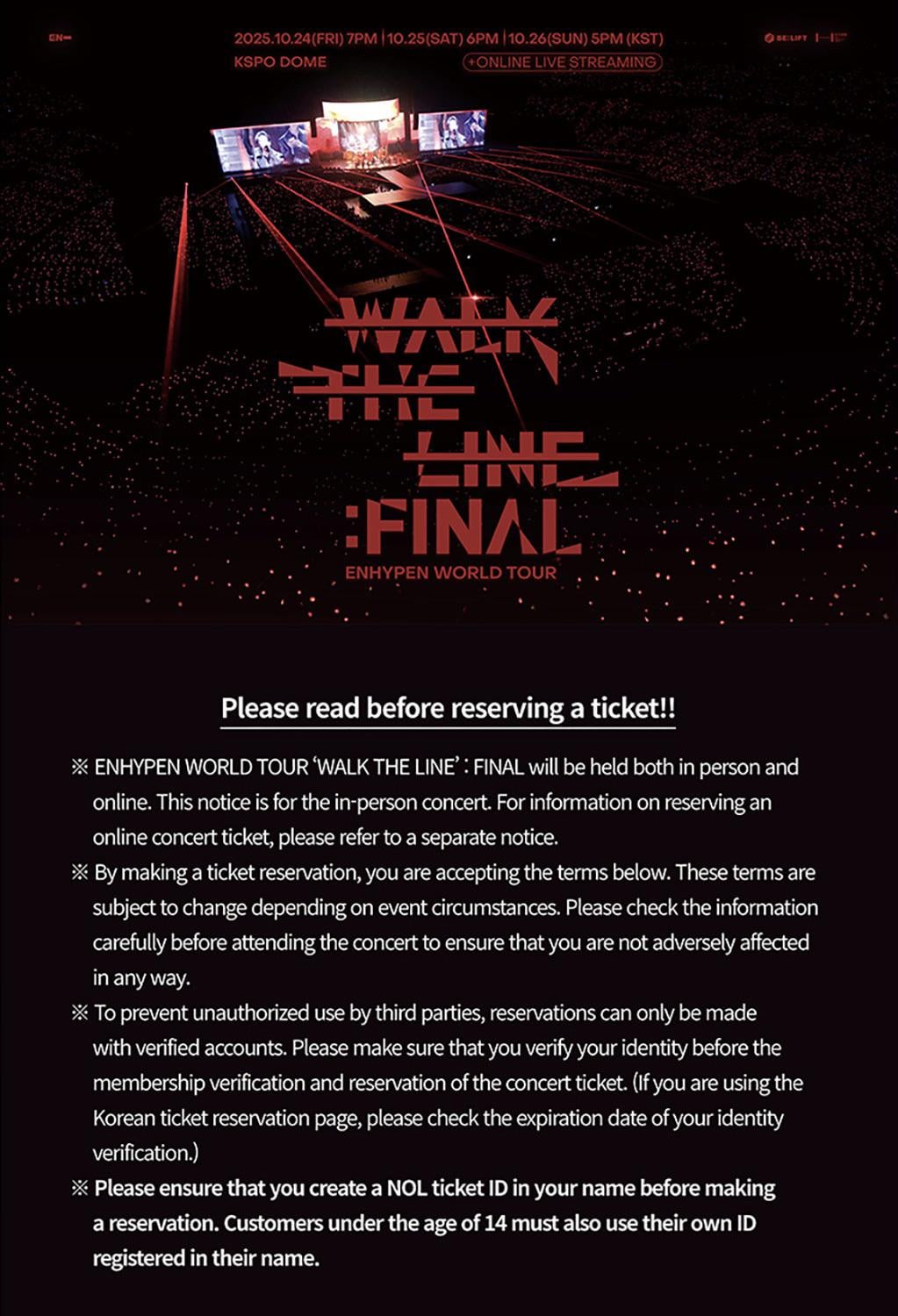 Walk The Line: Final Online Concert Ticket