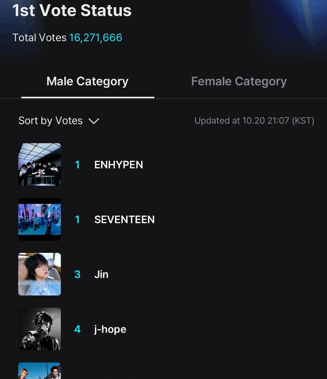 daily reminder to vote for ENHYPEN on mnet+ for MAMA