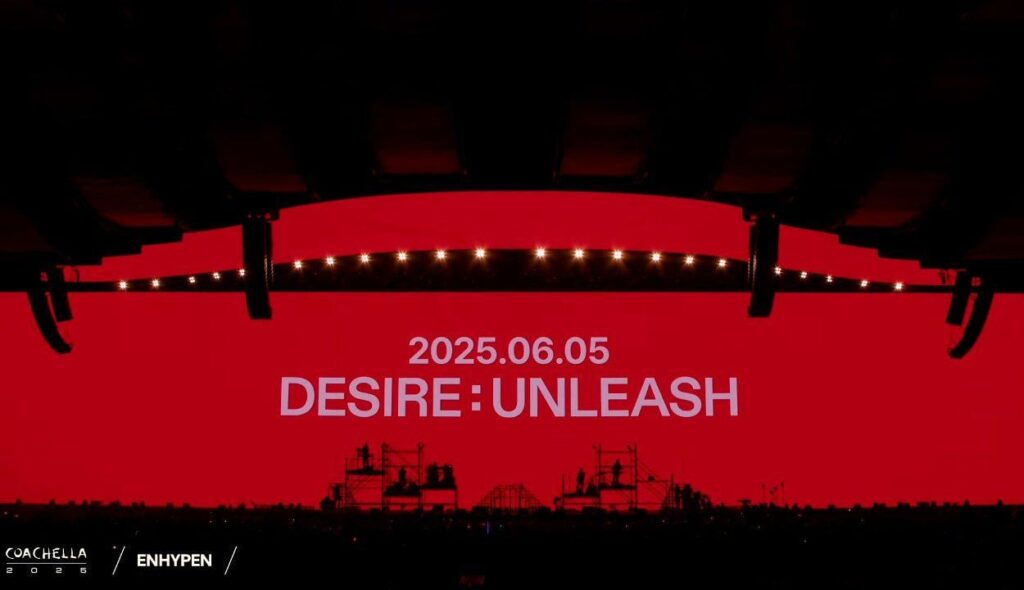 250420 Album Title Spoiler @ Coachella Week 2 - DESIRE : UNLEASH
